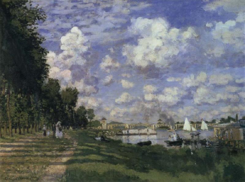 Claude Monet The Marina at Argenteuil Germany oil painting art